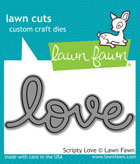 Lawn Fawn- Lawn Cuts - Scripty Love Dies