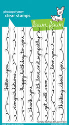 Lawn Fawn- Stamps - Scripty Sayings