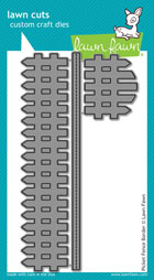 Lawn Fawn- Lawn Cuts - Picket Fence Border Dies