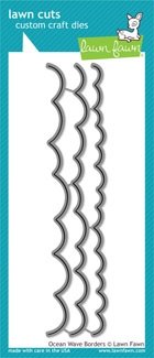 Lawn Fawn- Lawn Cuts - Ocean Wave Borders Dies