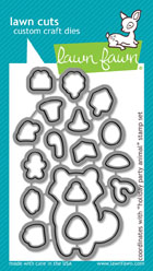 Lawn Fawn- Lawn Cuts - Holiday Party Animal Dies