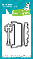 Lawn Fawn- Lawn Cuts - Winter in the Park Dies