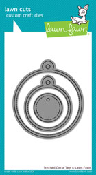 Lawn Fawn- Lawn Cuts - Stitched Circle Tags Dies