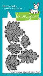 Lawn Fawn- Lawn Cuts - Small Stitched Leaves Dies