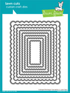 Lawn Fawn- Lawn Cuts - Scalloped Rectangle Stackables Dies