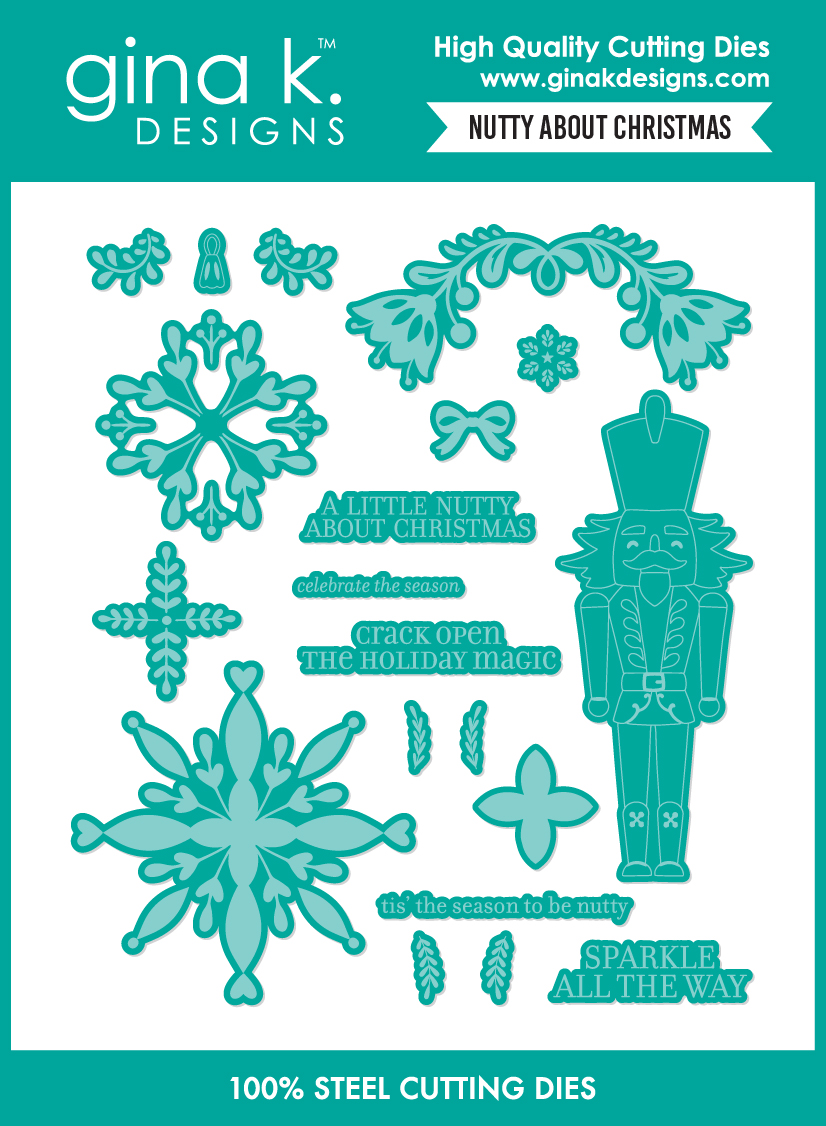 **NEW* - Gina K Designs - Nutty About Christmas - DIE