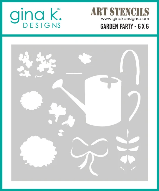 *NEW* - Gina K Designs - Garden Party - STENCIL