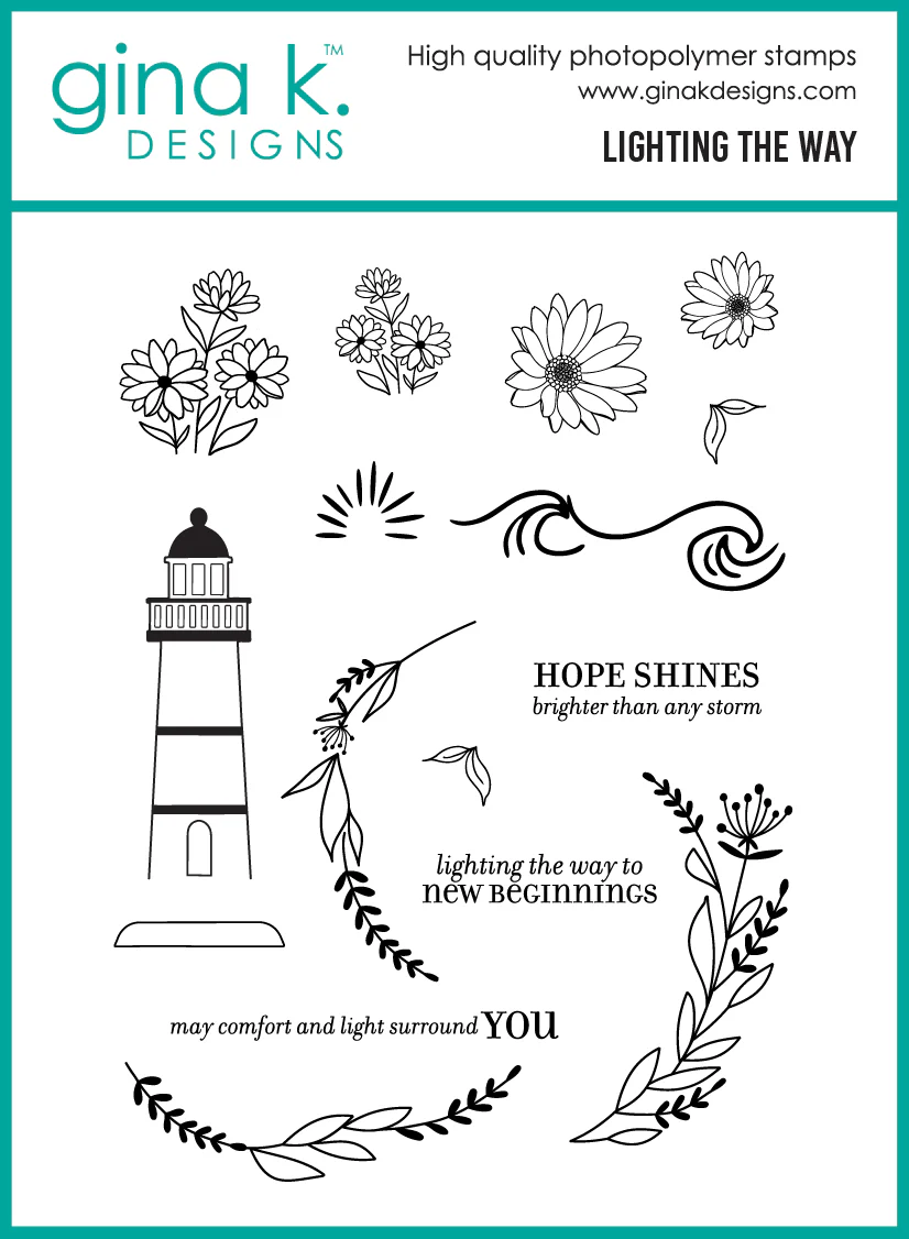 **NEW* - Gina K Designs - Lighting the Way - STAMPS