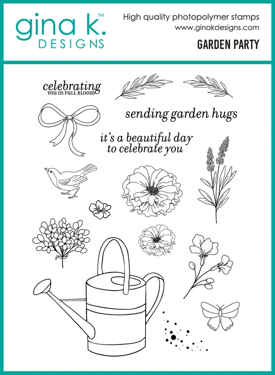 *NEW* - Gina K Designs - Garden Party - STAMPS