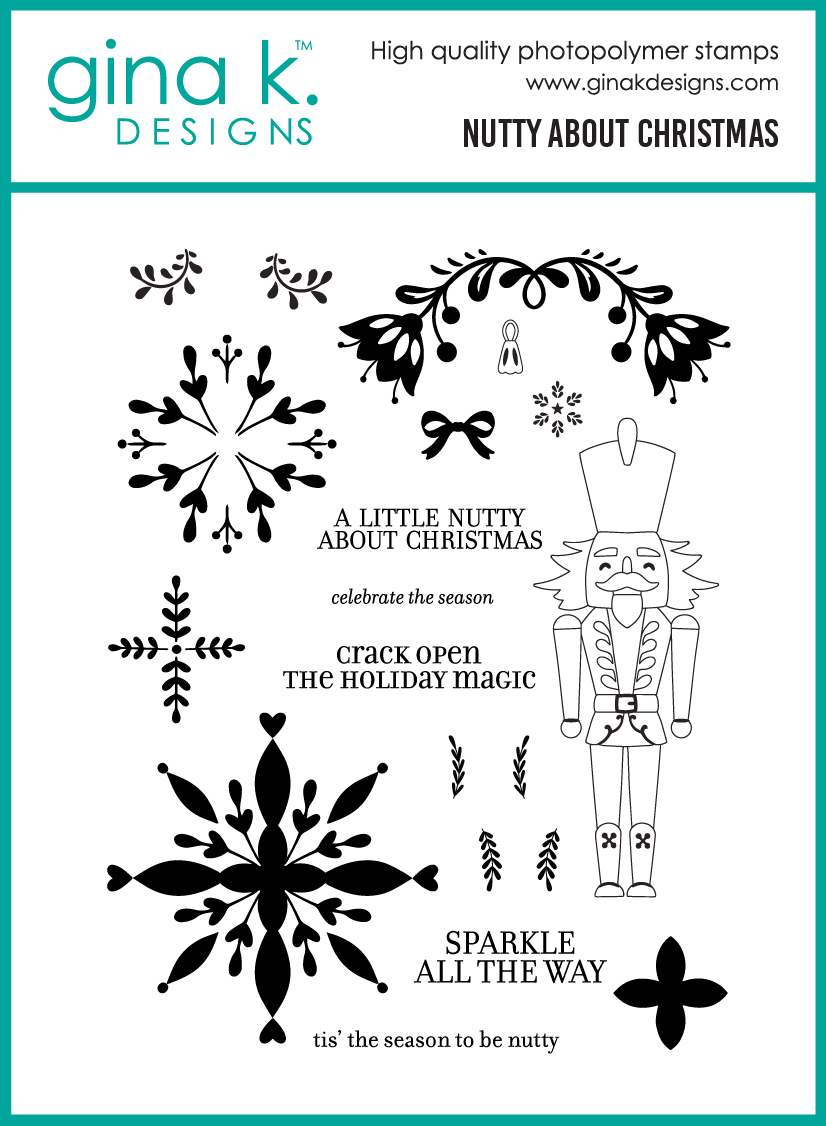 **NEW* - Gina K Designs - Nutty About Christmas - STAMPS