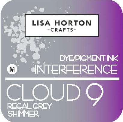 Spellbinders - Lisa Horton Crafts Interference Ink Pad - Regal Grey Shimmer