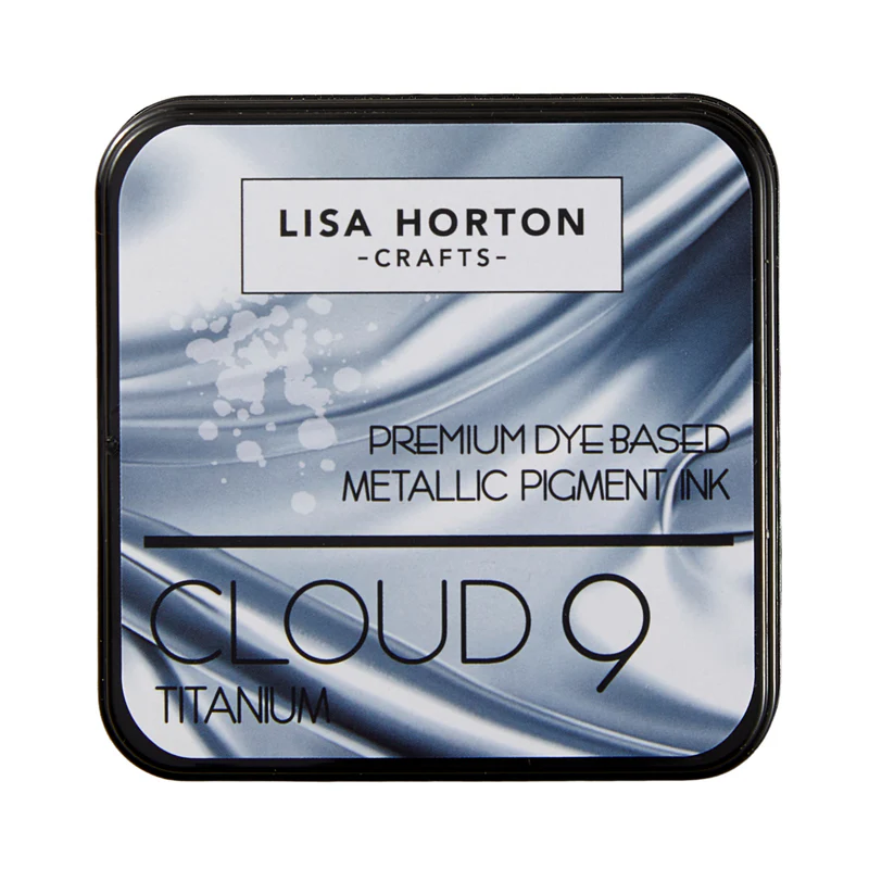 Spellbinders - Lisa Horton Crafts Cloud 9 Metallic Ink Pad - Titanium