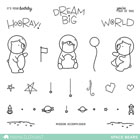 Mama Elephant - Space Bears Stamp Set