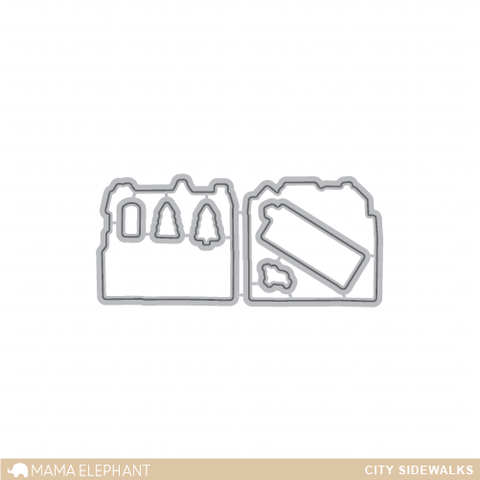 Mama Elephant - City Sidewalks - Creative Cuts