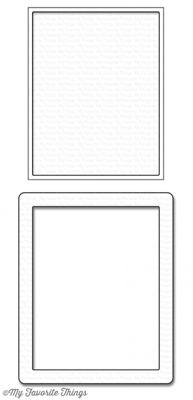 My Favorite Things - Die-namics Rectangle Shaker Window & Frame
