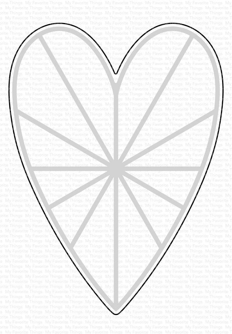 My Favorite Things - Heart Burst Hellos Die-namics