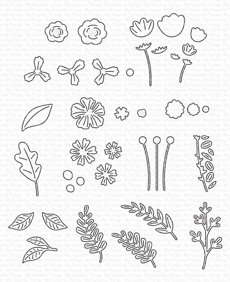 My Favorite Things - Flowers & Filler Die-namics