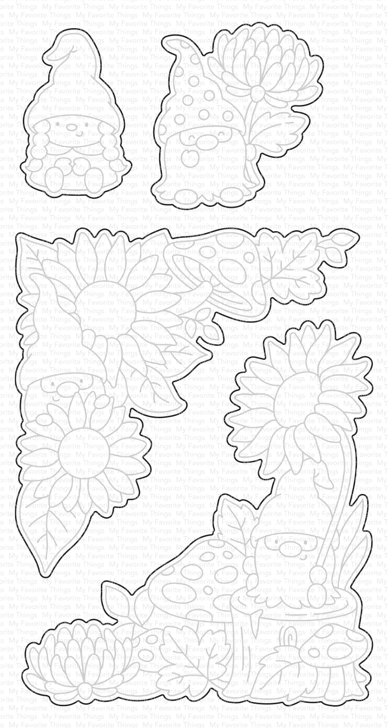 My Favorite Things - JB Sunflower Gnomes Die-namics