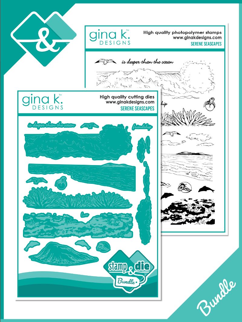 Gina K Designs - Serene Seascapes - BUNDLE (SB5)