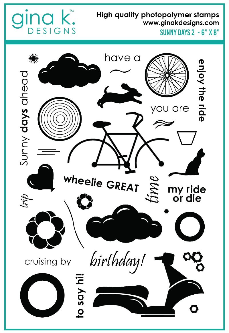 Gina K Designs - Sunny Days 2 - STAMPS (SB1)