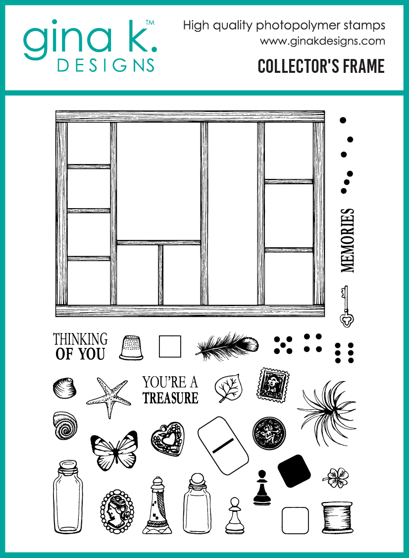 *NEW* - Gina K Designs - Collector's Frame - STAMPS