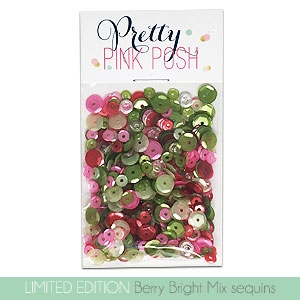 Pretty Pink Posh - Berry Bright Sequins Mix
