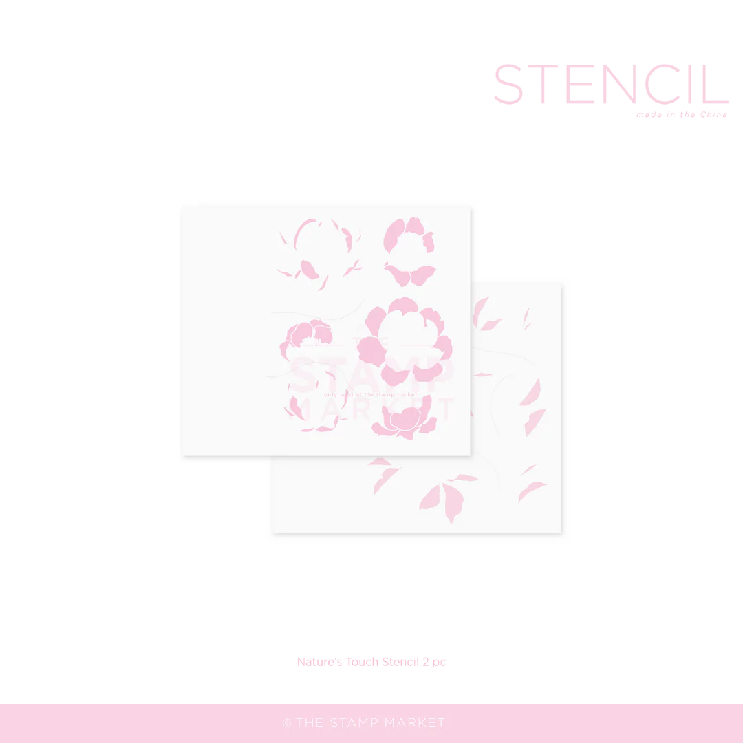 **NEW* - The Stamp Market - NATURE'S TOUCH STENCIL