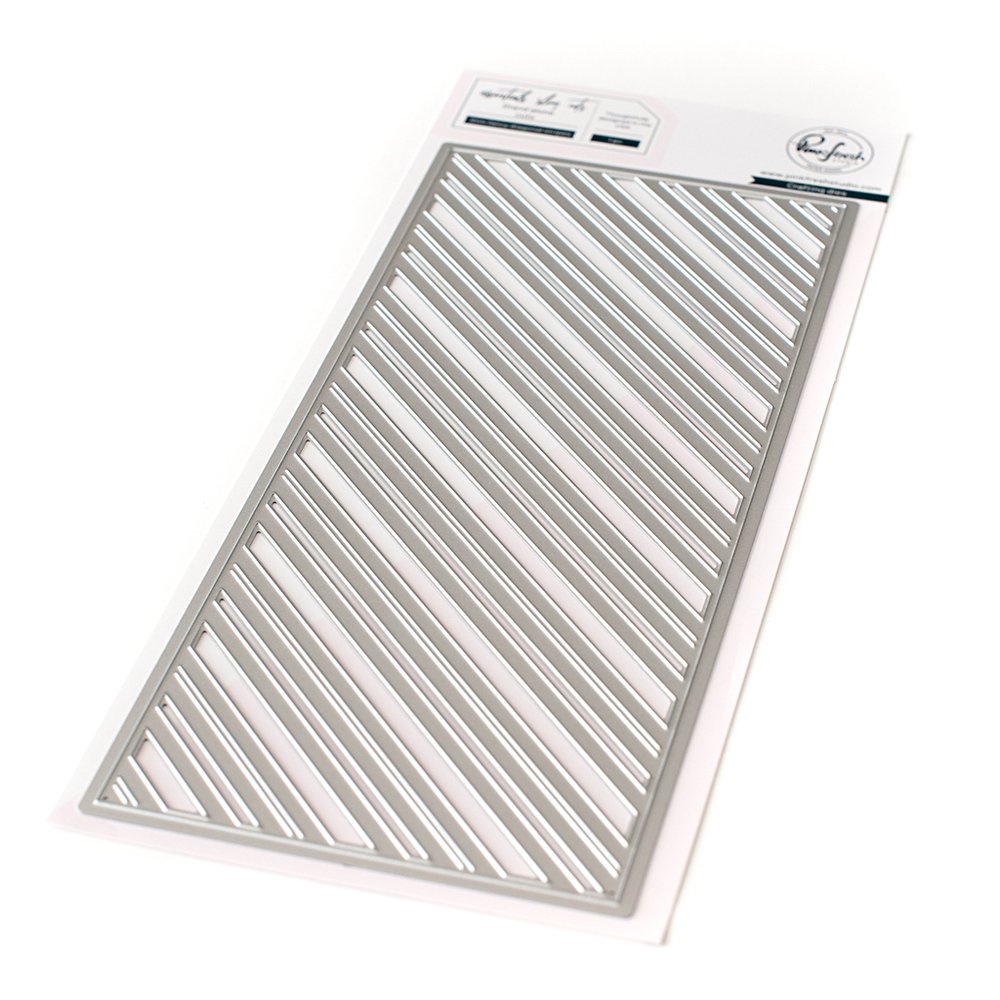 Pinkfresh Studio - Essentials: Slim fancy diagonal stripes