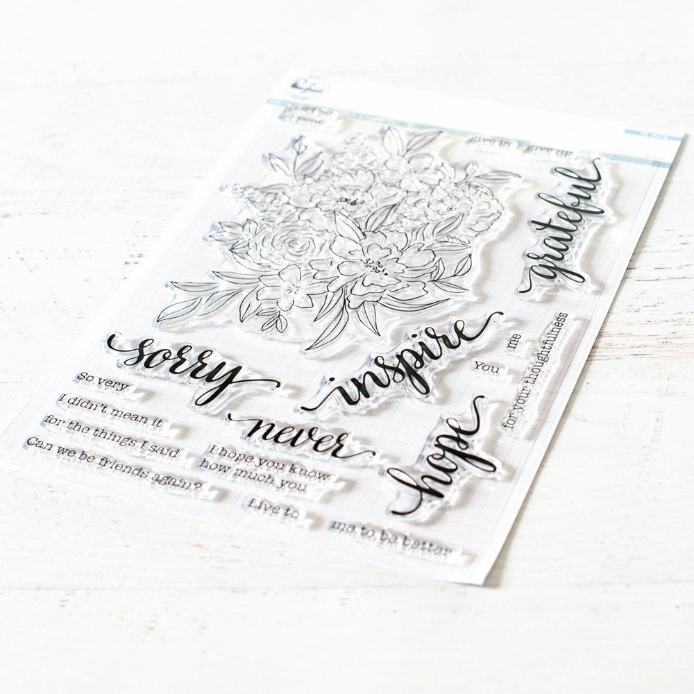 Pinkfresh Studio - Floral cluster stamp set