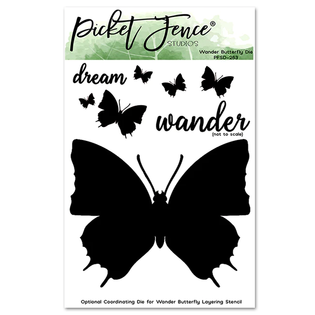 Picket Fence - Wander Butterfly Die