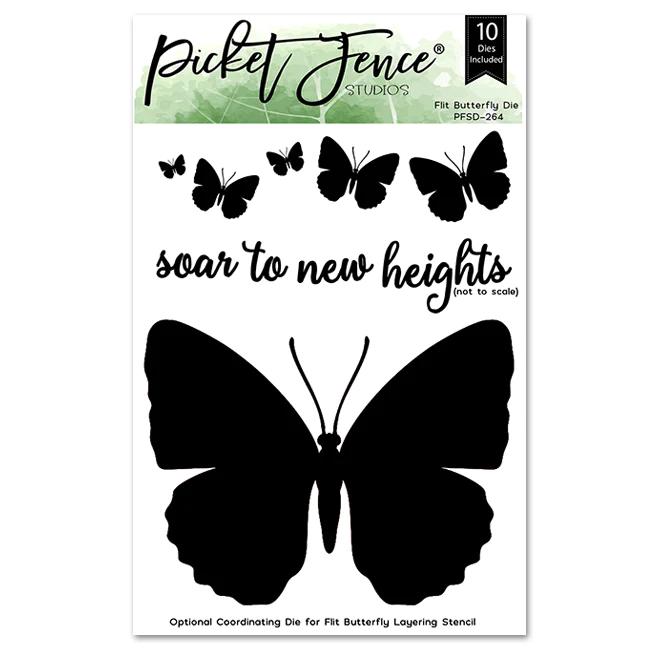 Picket Fence - Flit Butterfly Die