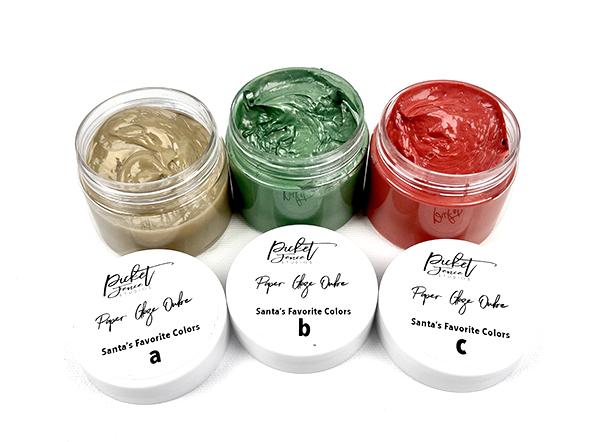 Picket Fence Studios - Paper Glaze Ombre - Santa's Favorite Colors