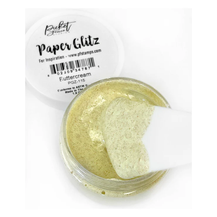 *NEW* - Picket Fence Studios - Paper Glitz - Buttercream