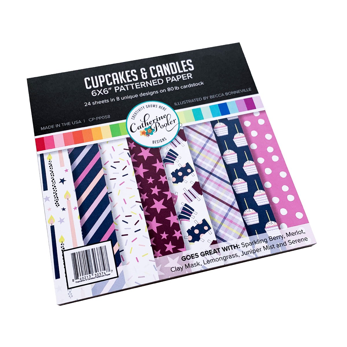 Catherine Pooler - Cupcakes & Candles Patterned Paper