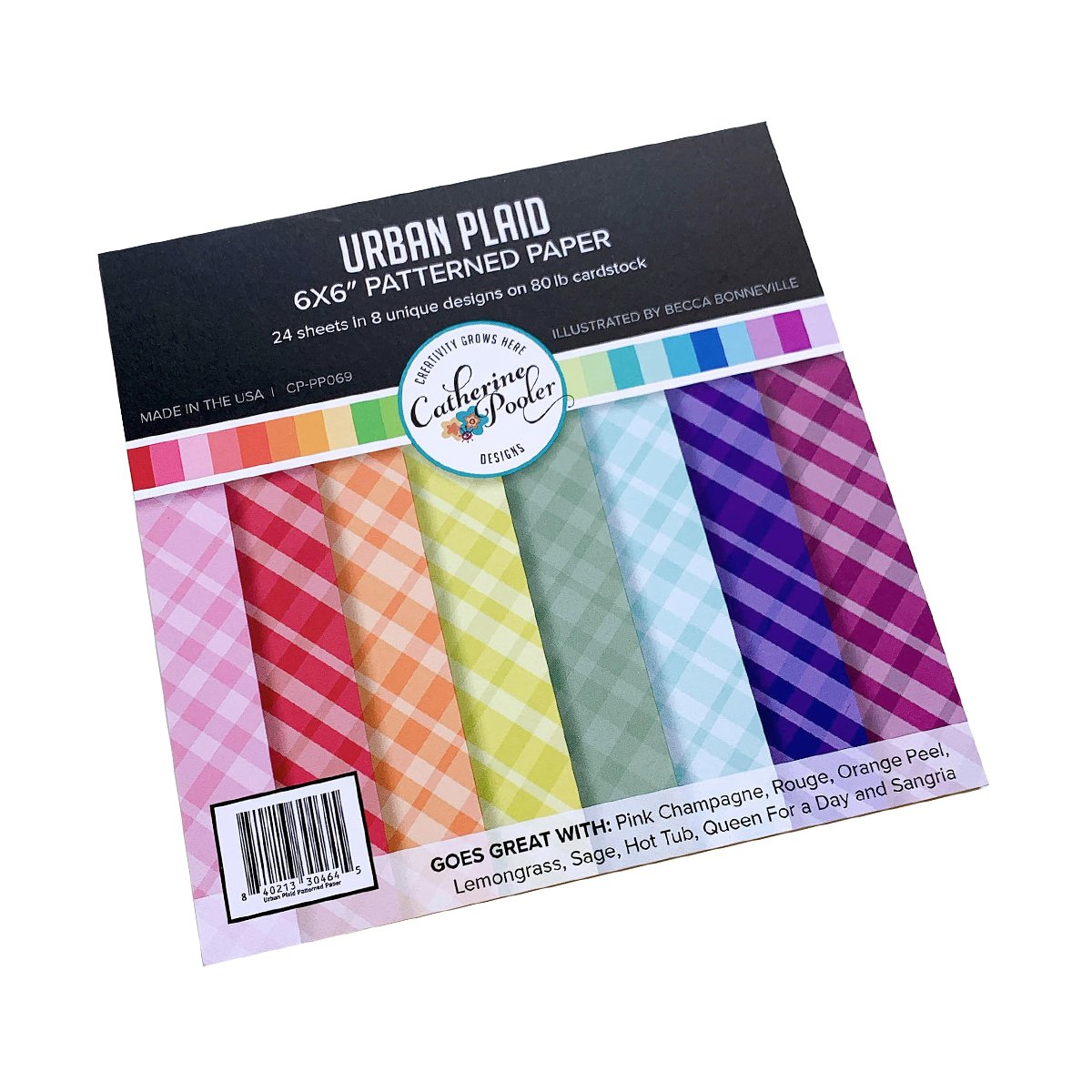 Catherine Pooler - Urban Plaid Patterned Paper