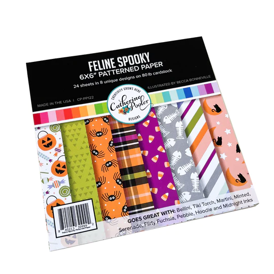 Catherine Pooler - Feline Spooky Patterned Paper