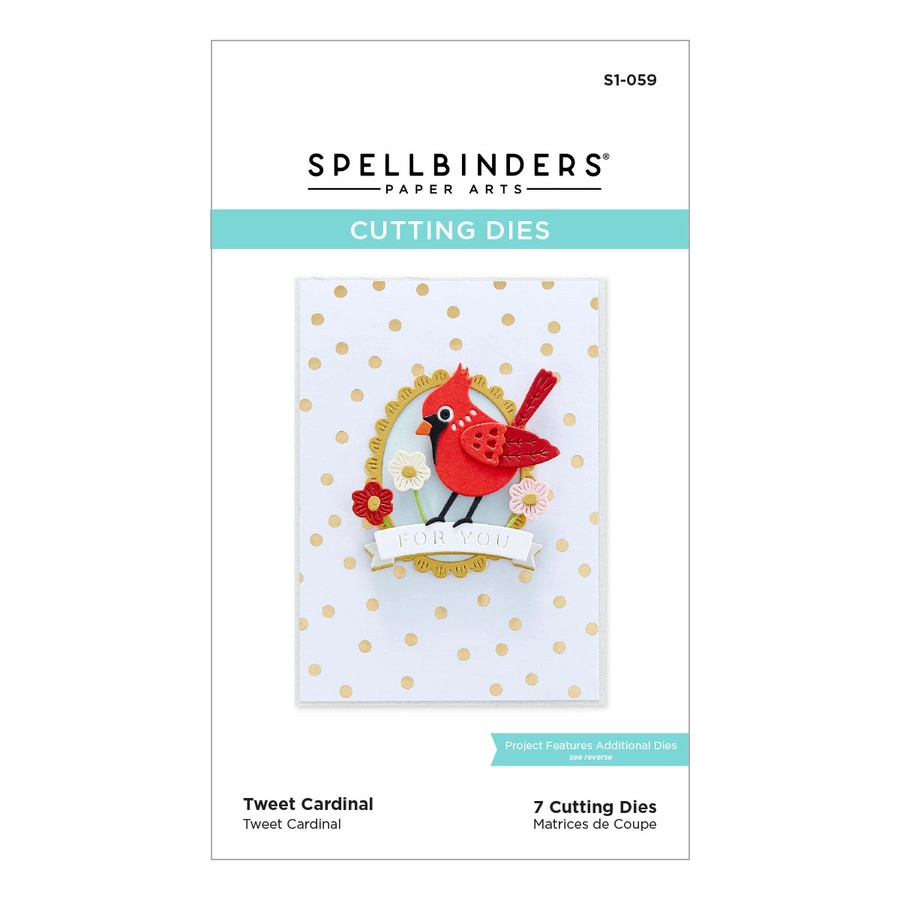 Spellbinders - Tweet Cardinal Etched Dies from the Celebrate the Season Collection