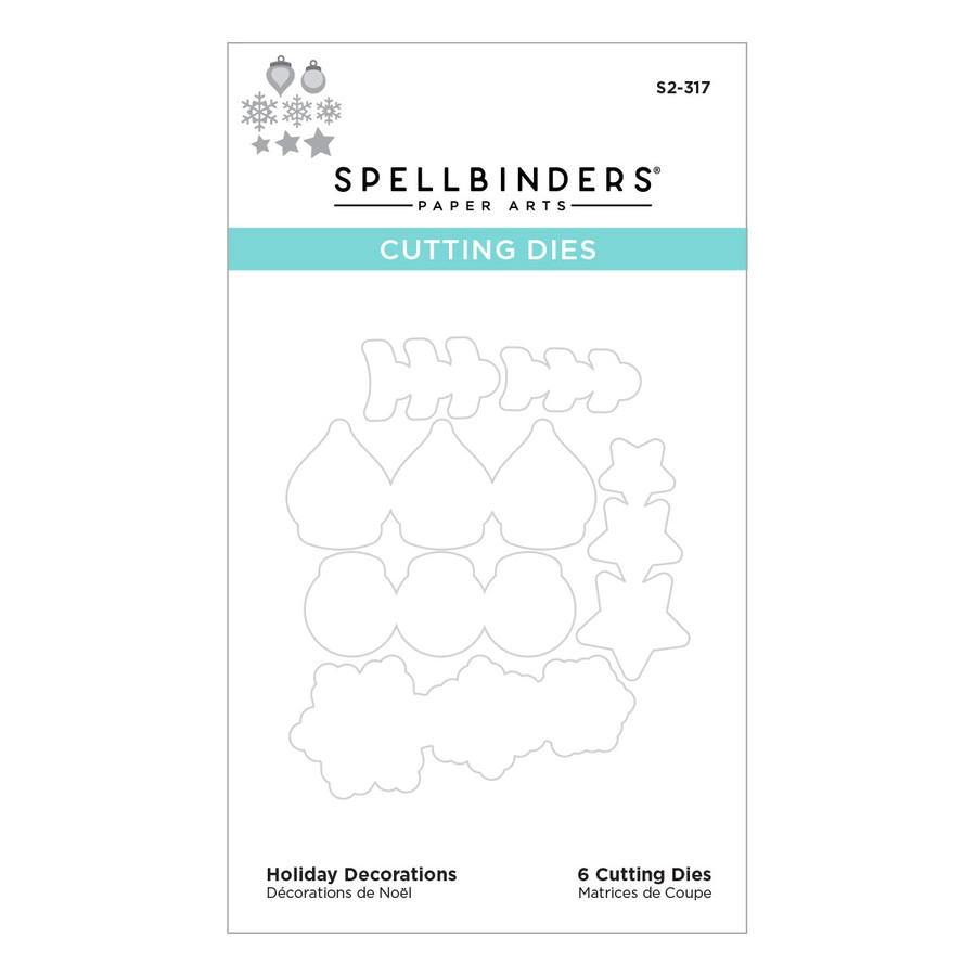 Spellbinders - Holiday Decorations Etched Dies from the Tis the Season Collection