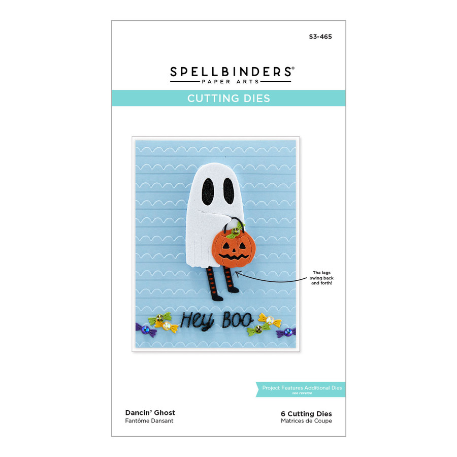 Spellbinders - Dancin' Ghost Etched Dies from the Boo Dance Party Collection