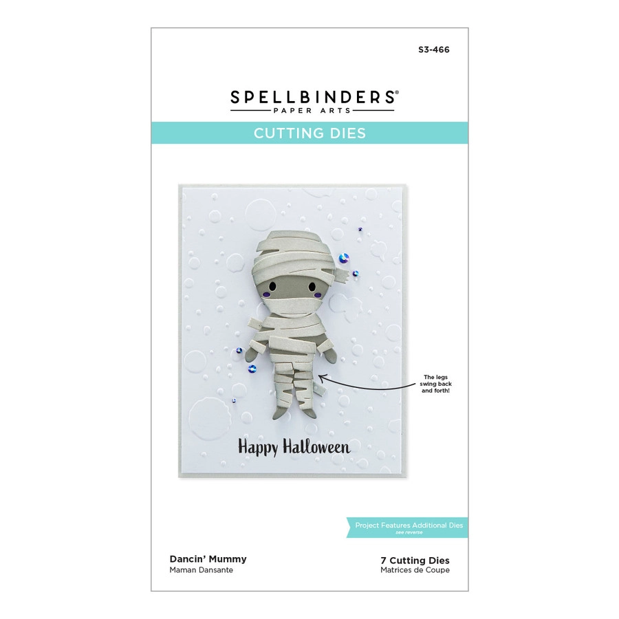 Spellbinders - Dancin' Mummy Etched Dies from the Boo Dance Party Collection