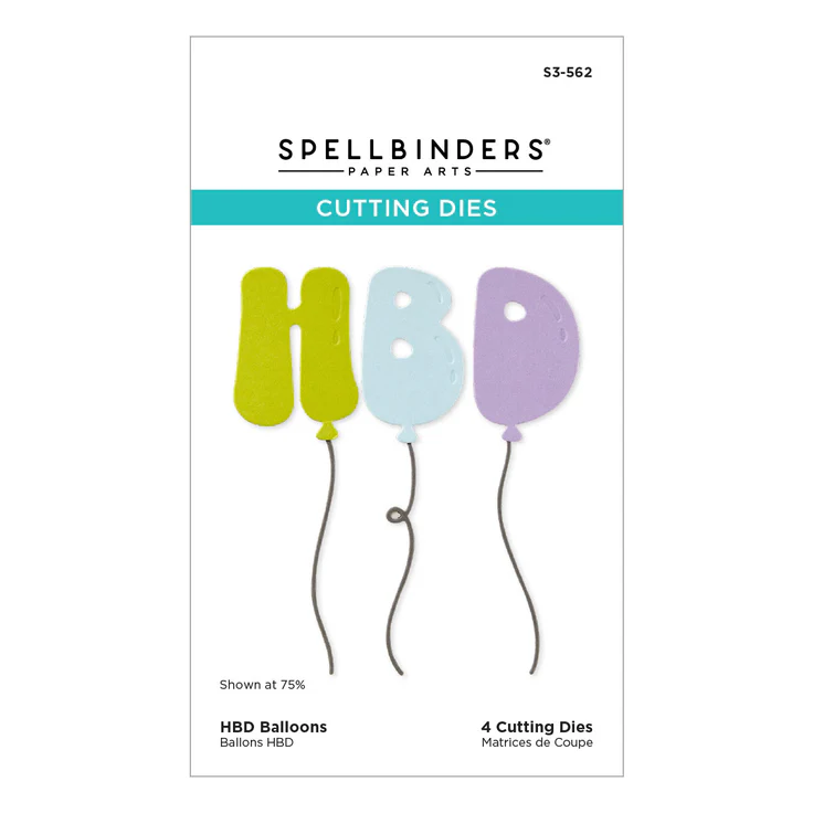 *NEW* - Spellbinders - HBD Balloons Etched Dies