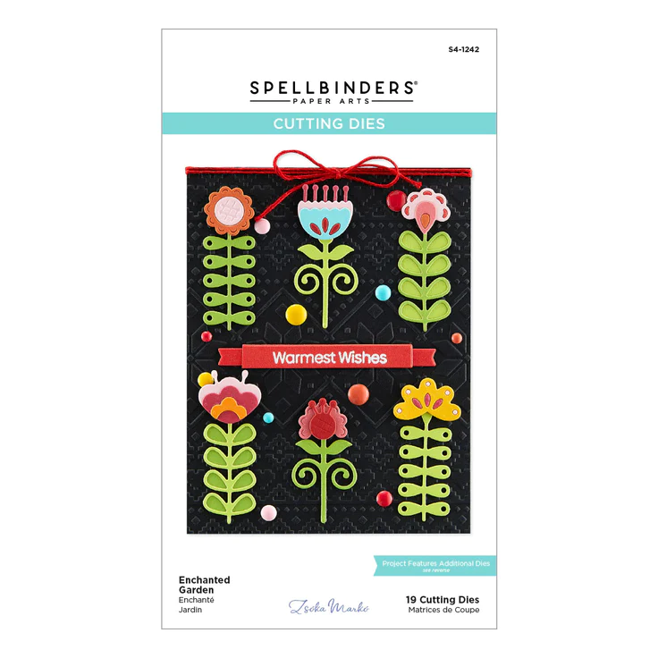 Spellbinders - ENCHANTED GARDEN ETCHED DIES FROM THE WINTER TALES COLLECTION BY ZSOKA MARKO
