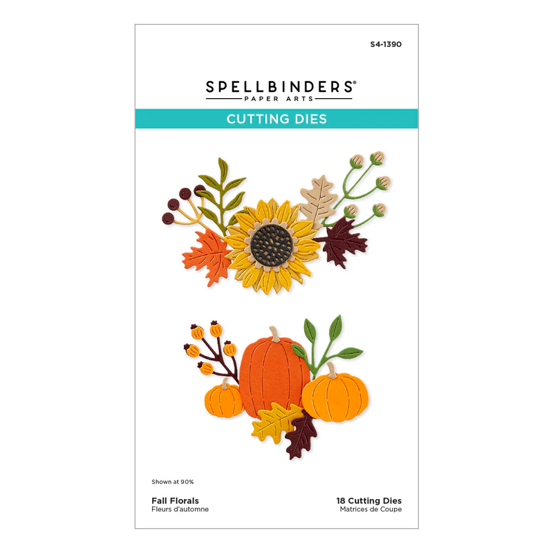 Spellbinders - Fall Florals Etched Dies(SB10)