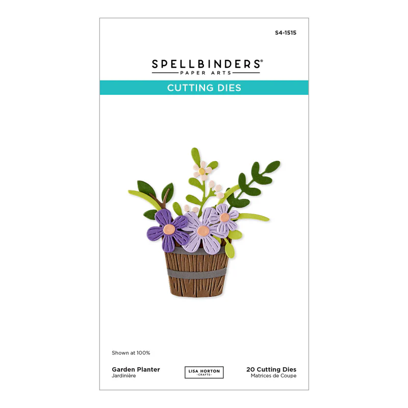 **NEW* - Spellbinders - Garden Planter Etched Dies by Lisa Horton