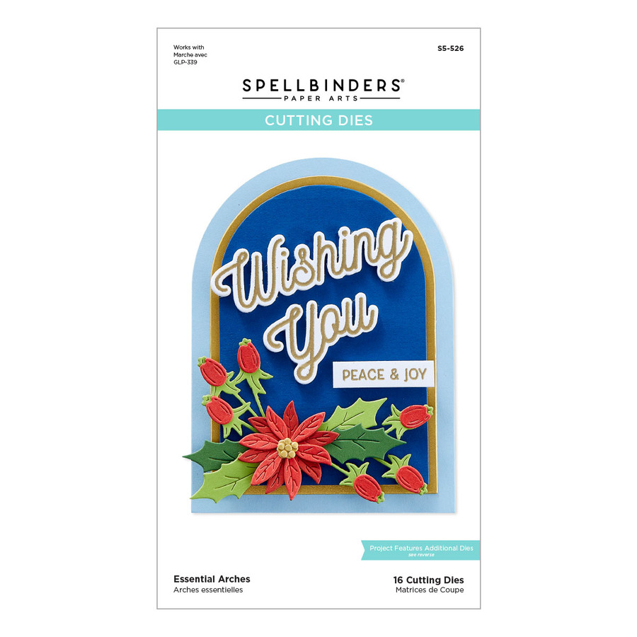 Spellbinders - Essential Arches Etched Dies from Glimmer Greetings Collection by Spellbinders