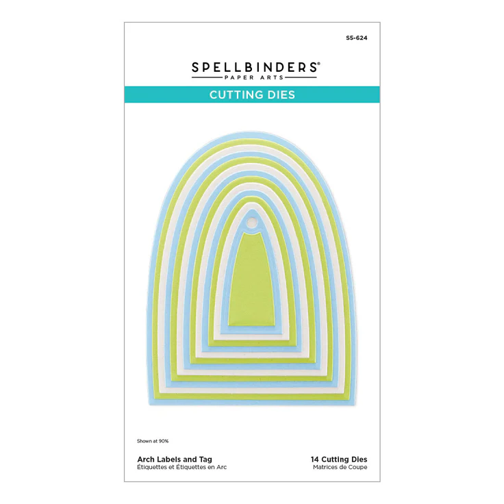 Spellbinders - ARCH LABELS AND TAG ETCHED DIES FROM THE SEALED 3D BOTANICAL COLLECTION
