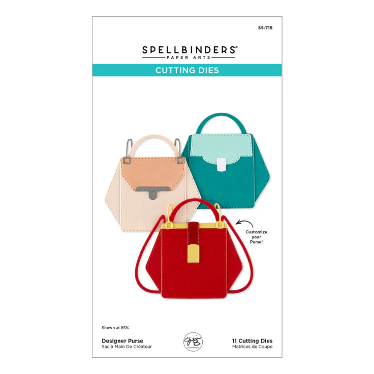 **NEW* - Spellbinders - Designer Purse Etched Dies by Sheri Ballantyne