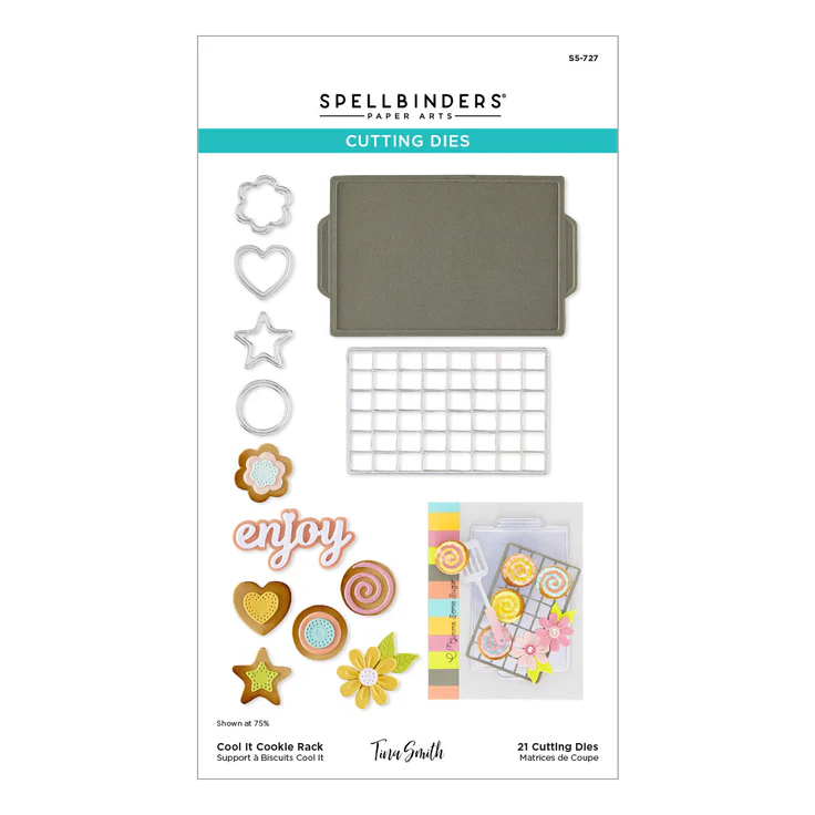 *NEW* - Spellbinders - Cool It Cookie Rack Etched Dies by Tina Smith