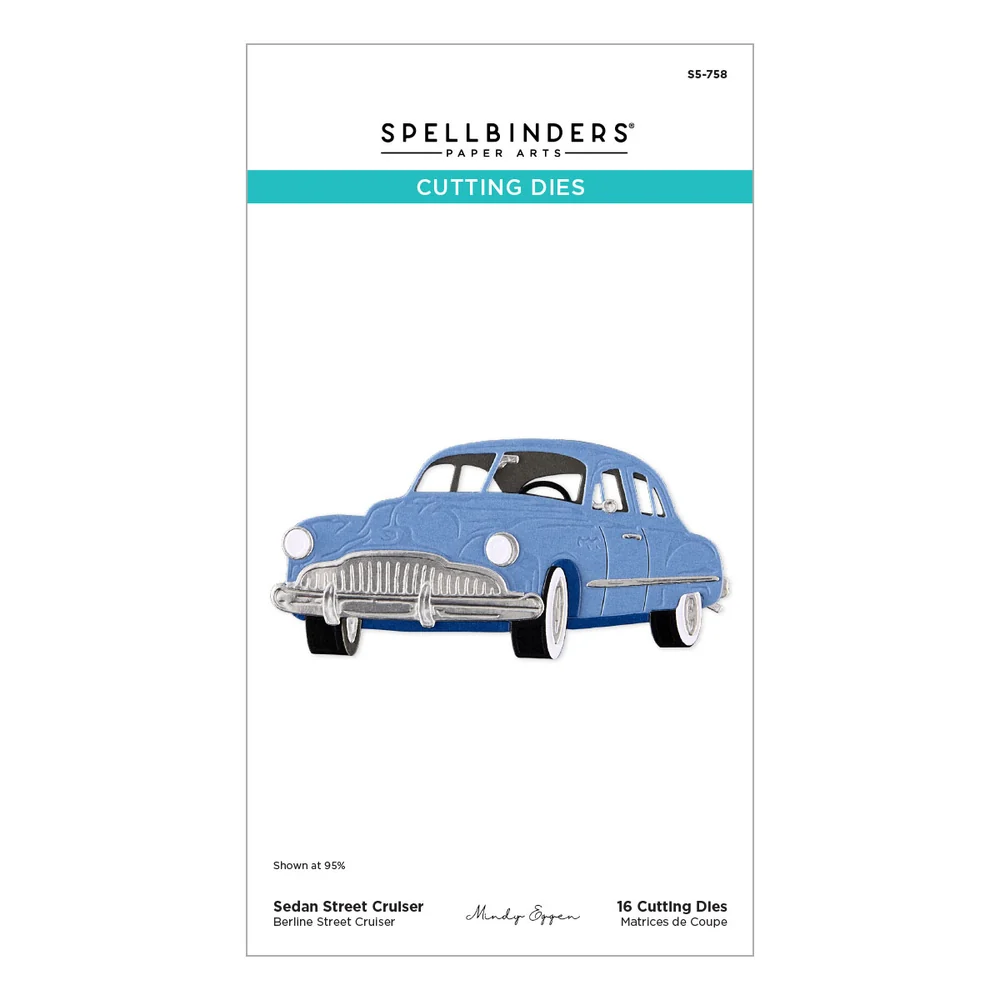 **NEW* - Spellbinders - Sedan Street Cruiser Etched Dies by Mindy Eggen
