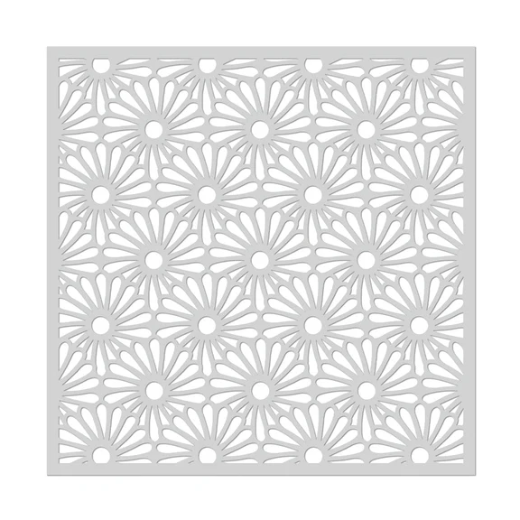 Spellbinders - Hero Arts Daisy Mosaic Stencil